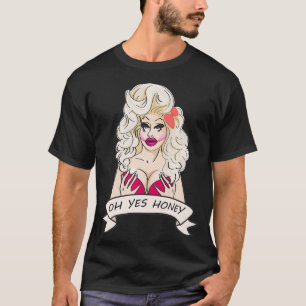 ドラッグクイーンオーハニーyesプレミアム tシャツ