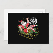 ドラッグクイーンサンタ ポストカード (正面/裏面)