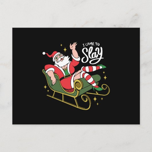 ドラッグクイーンサンタ ポストカード (正面)