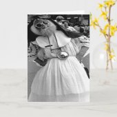 ドラッグクイーンNYC. 1989 カード (黄色い花)