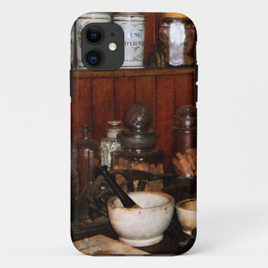 ドラッグストアの乳鉢そして乳棒 Case-Mate iPhoneケース (裏面)