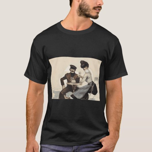 ドラッグストア 1927 エドワード・ホッパー Tシャツ (正面)