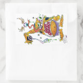 ドラッグダディプレゼントギアグラインダー9000 長方形シール (バッグ)