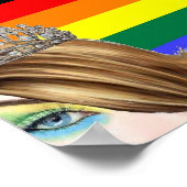 ドラッグプライドキャンバス印刷 ポスター (角)