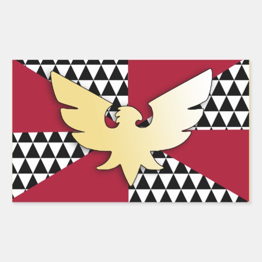 ドラッグプライドフラグ 長方形シール (正面)