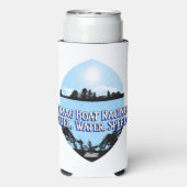 ドラッグボートレース用燃料、水、スピードボート スリム缶クーラー (Seltzer裏面)