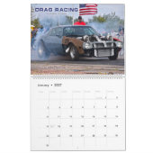 ドラッグレーシングカレンダー カレンダー (1月 2027)