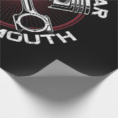 ドラッグレーシングカー走のヴィンテージあなたの車ではない ラッピングペーパー (角)