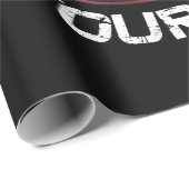 ドラッグレーシングカー走のヴィンテージあなたの車ではない ラッピングペーパー (ロールコーナー)