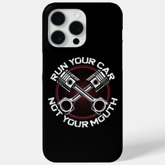 ドラッグレーシングカー走のヴィンテージあなたの車ではない Case-Mate iPhoneケース (裏面)