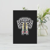 ドラッグレーシングクリスマスツリーライトドラッグレーシングT Sh 招待状 (スタンド正面)