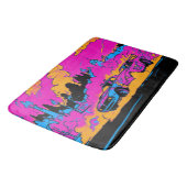 ドラッグレーシングバーンアウト – ドラッグレーシングカー バスマット (アングル)