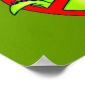 ドラッグ不可の記号 ポスター (角)