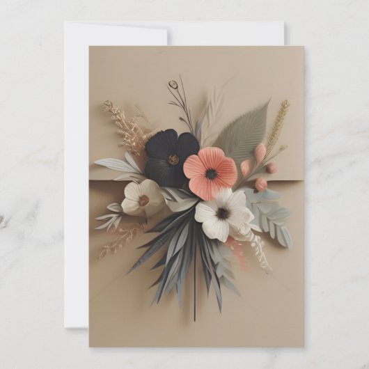 ドラッグ&ドロップカスタムイベント招待状デザイン 招待状 (正面)