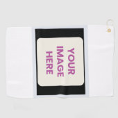 ドラッグ&ドロップカスタムロゴはこちら ゴルフタオル (横)