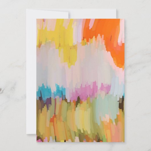 ドラッグ&ドロップデザインカスタムお祝いカード セーブザデート (正面)