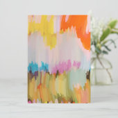 ドラッグ&ドロップデザインカスタムお祝いカード セーブザデート (スタンド正面)