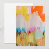 ドラッグ&ドロップデザインカスタムお祝いカード セーブザデート (正面/裏面)