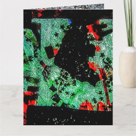 ドラットフラワー折りグリーティングカードプラスチック抽象芸術 カード