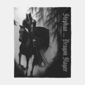 ドラッパーソナライズされたグスレイヤナイト フリースブランケット (正面)