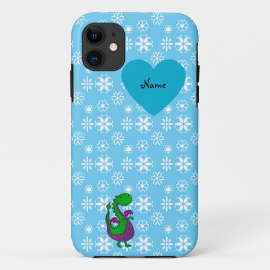 ドラッパーソナライズされたグブルーの雪片 Case-Mate iPhoneケース (裏面)