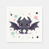 ドラッモダングベビーシャワー スタンダードカクテルナプキン (正面)