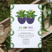 ドラッモダング彼または彼女が赤ちゃんシャワーを明かす 招待状