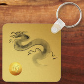 ドラッ中国のグイヤーオリジナルズ絵を描モノグラム キーホルダー (裏面)