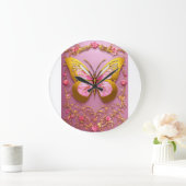 ドラッ中国のグショーツはっきりした-スタイリッシュ、快適 ラージ壁時計 (ホーム)