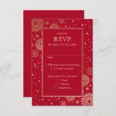 ドラッ中国のグフェニックス結婚ズ 出欠カード (正面/裏面)