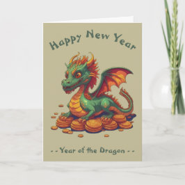 ドラッ中国のグ新年 カード