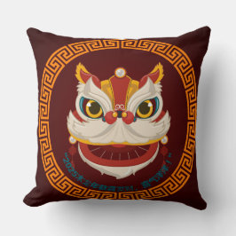 ドラッ中国のグ新年 クッション