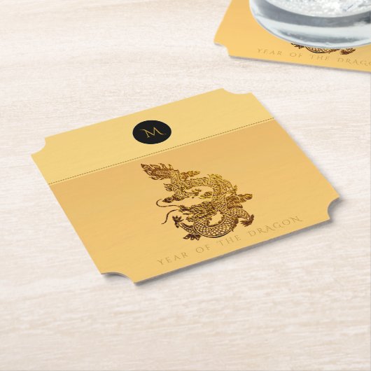 ドラッ中国のグ2024年モノグラエレガントムPapC ペーパーコースター (アングル)