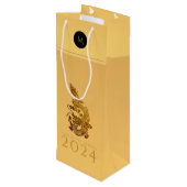 ドラッ中国のグ2024年モノグラエレガントムWGB ワインギフトバッグ (裏面アングル)