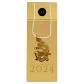 ドラッ中国のグ2024年モノグラエレガントムWGB ワインギフトバッグ (正面)