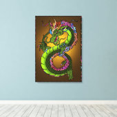 ドラッ中国のグ キャンバスプリント (インサイチュ (ウッドフロア))