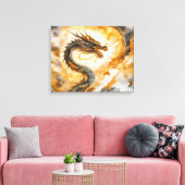 ドラッ中国のグ キャンバスプリント (インサイチュ (リビング))