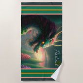 ドラッ中国のグ ビーチタオル (正面)