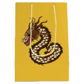 ドラッ中国のグ ミディアムペーパーバッグ (裏面)