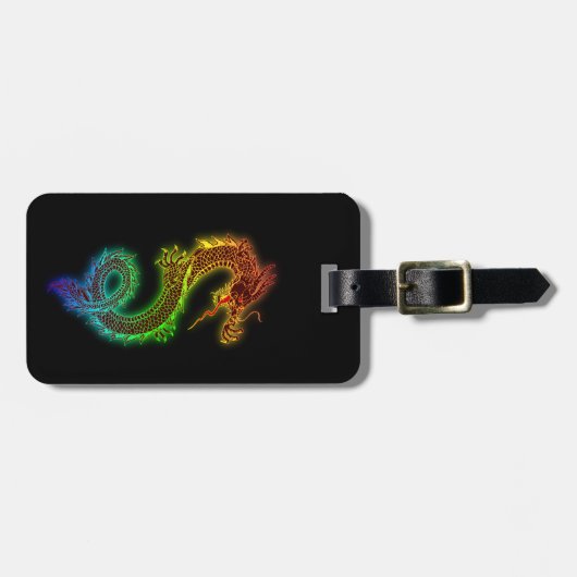 ドラッ中国のグ ラゲッジタグ (正面横)