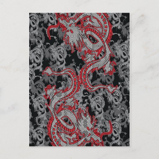 ドラッ中国のグ – 辰年 シーズンポストカード (正面)