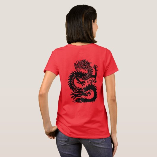 ドラッ伝統的グ中国のTシャツ Tシャツ (裏面フル)