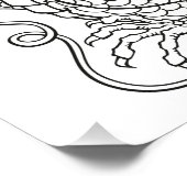 ドラッ伝統的中国のグのポスター ポスター (コーナー)