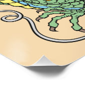 ドラッ伝統的中国のグのポスター ポスター (コーナー)