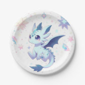 ドラッ威厳のあるお洒落グ赤ちゃんシャワー ペーパープレート (正面)