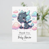 ドラッ威厳のあるグベビーシャワー サンキューカード (スタンド正面)