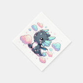 ドラッ威厳のあるグベビーシャワー スタンダードカクテルナプキン (角)