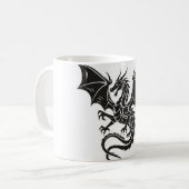 ドラッ威厳のあるグ コーヒーマグカップ (正面左)