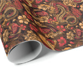 ドラッ日本のグコイパターン。 ラッピングペーパー (ロールコーナー)