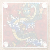 ドラッ日本のグ ガラスコースター (裏面)